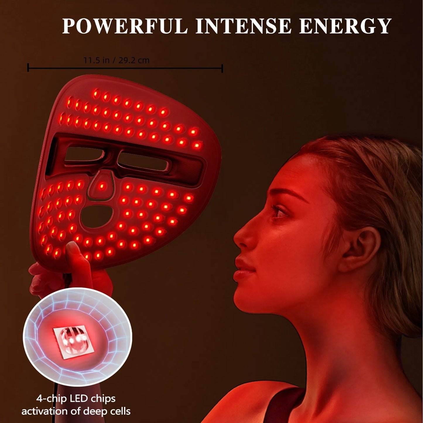 Red Light Therapy Facial Care Mask
