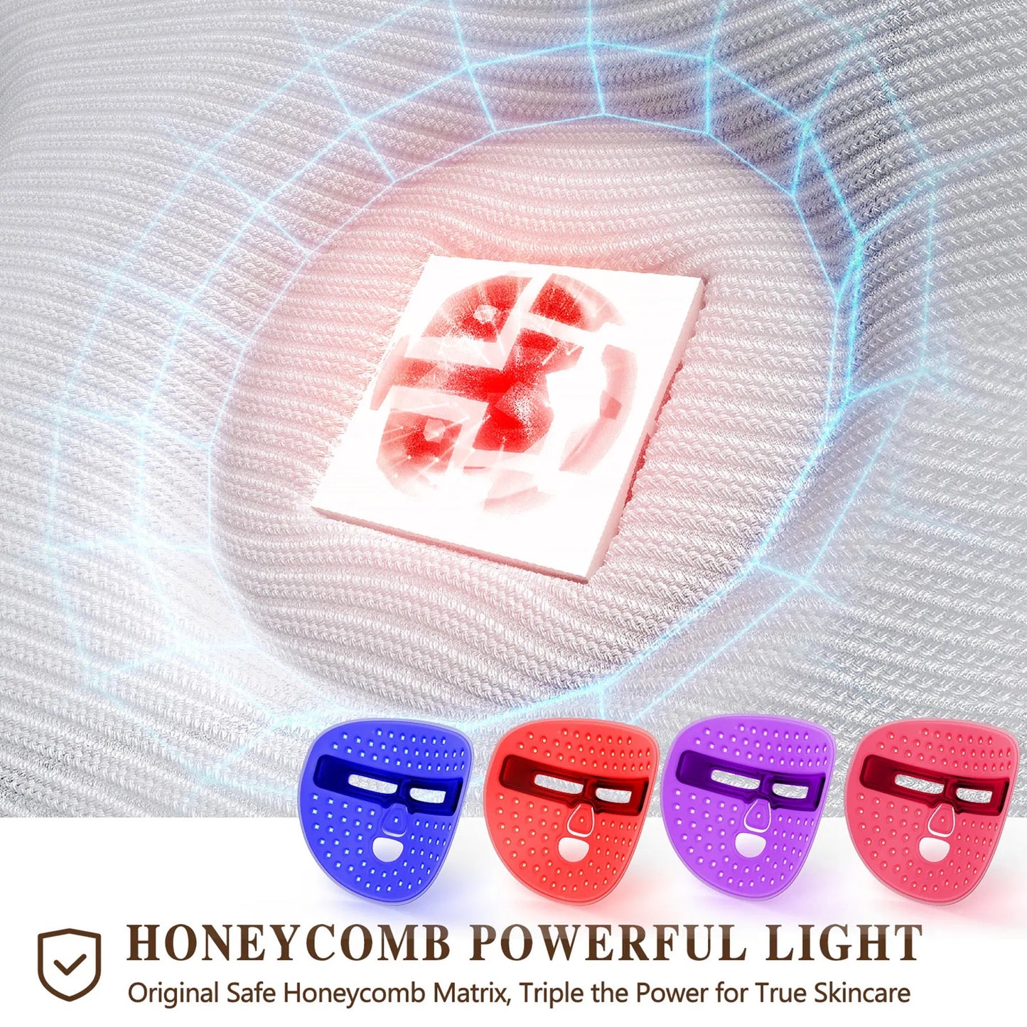 Red Light Therapy Facial Care Mask